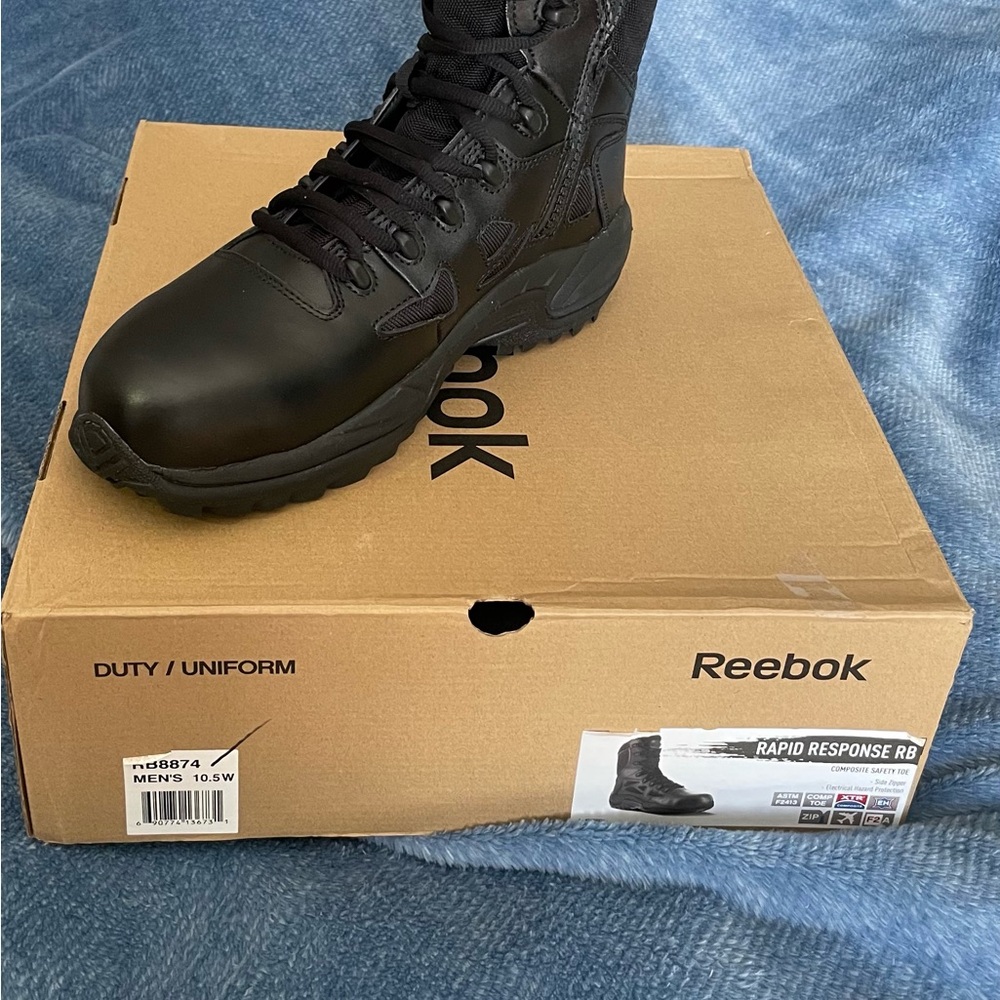 Reebok Men's Black Tactical Boots